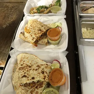 Quesadillas de pastor,pollo,chorizo,campechano,Azada y mucho mas