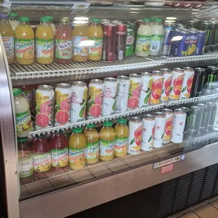a refrigerated display case