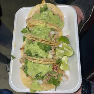 Chicken tacos