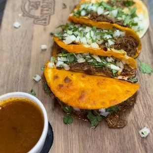 Birria tacos