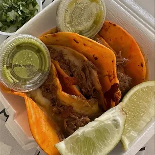 Birria tacos