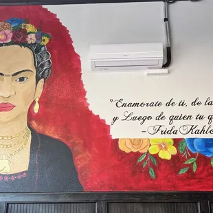 Mural of Frida Kahlo