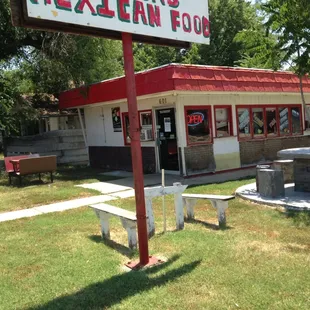 Front of the restaurant