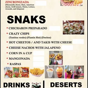 Antojitos Mexicanos Menu