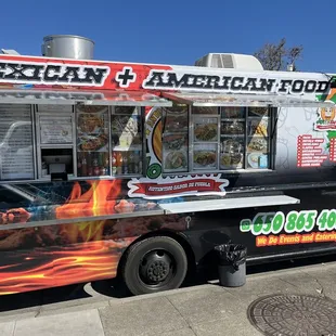 Can&apos;t miss the colorful truck.