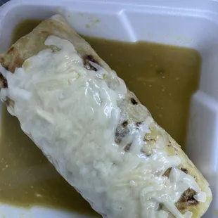 Asada wet burrito