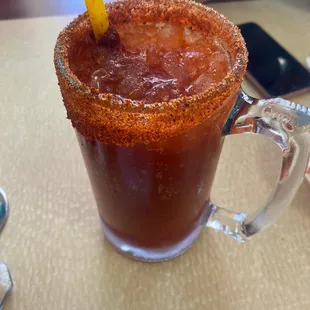 Michelada With Modelo Negra