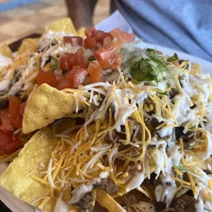 Carne asada nachos