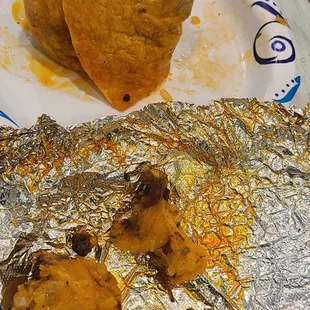 A sad display of what they call burrito.