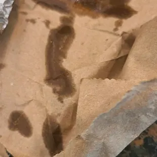 Grease from bag, there's more.
