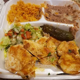 Disappointing pollo asada.