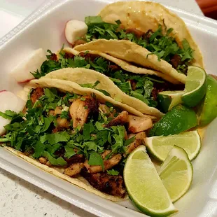 Pollo, Pastor and Lengua were worth the wait YUM!