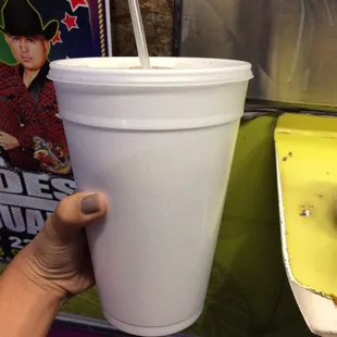 Giant horchata ($4)