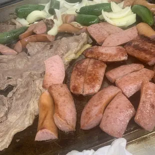 meat and vegetables