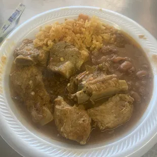 a plate of food