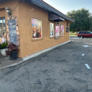 Drive through order window