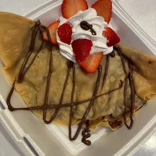 Crepe Nutella strawberry