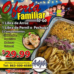 Menú actualizado noviembre 2021