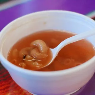 Complimentary Tomato Mac Soup?? It was ok, but can't complain because it was free ;)