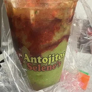 Close up Pepino miche-agua