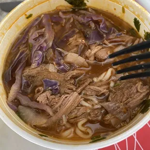 Birria Ramen noodles