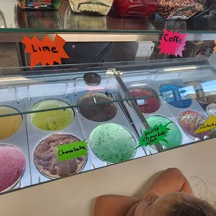 Ice cream options