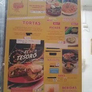 ramen and noodles, menu