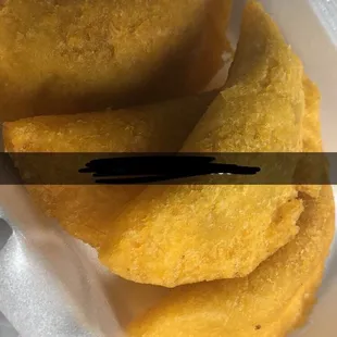 a close up of some food