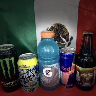 Thirsty ice cold drinks