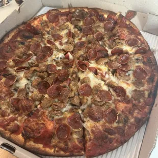 Founders favorite - we asked for it to be cut pie shaped.