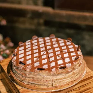 Tiramisu, very creamy and rich