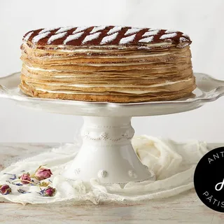 Tiramisu Mille Crepe Cake Slice 3PD