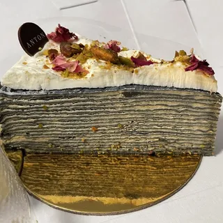 Pistachio Mille Crpes Slice 3PD
