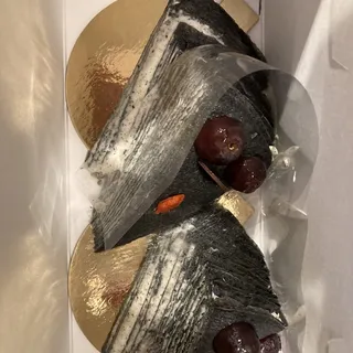 Black Sesame Mille Crpes - 8 Inch