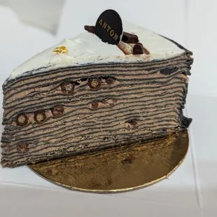 Holiday Chocolate Crepe Cake - 3/5