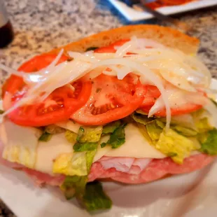 Lunch special:  Twice As Nice. Italian cold cut