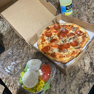 pizza, food
