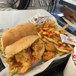 Seafood Fried Shrimp Po&apos;boy