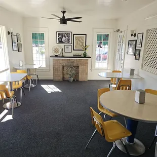 Dining area recently renovated