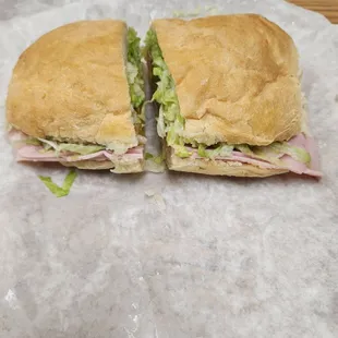 The Jenny sandwich  Ham and Provolone