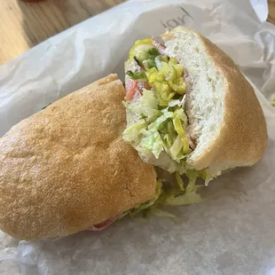 Uncle Tony sandwich. Yum!