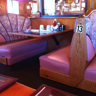 Cozy booths