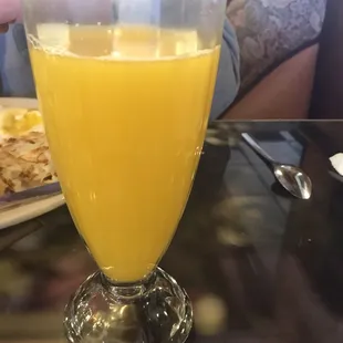 Large fresh squeezed OJ!!! Delish!