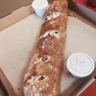 Biggest Stromboli's in the area !