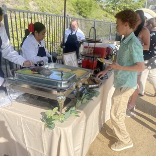 Corn on the cob prepared by our amazing staff.