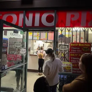 The line is out of the door for orders.