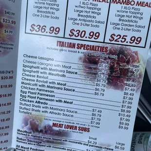 Menu 2021