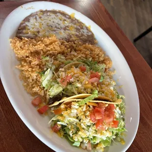 2 item combo. 2 tacos