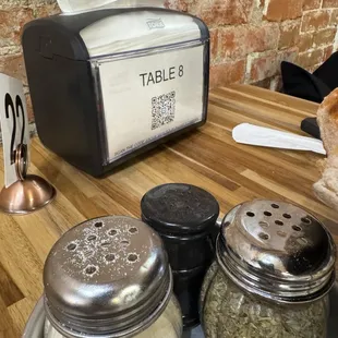 You can order from the table too!