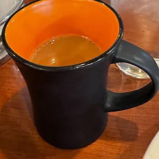 a cup of coffee